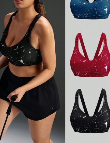 Set bustiere 3 bucati SHEIN CURVE, mix culori