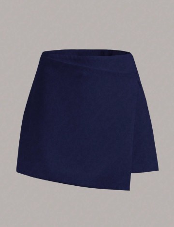 Fusta SHEIN CURVE, bleumarin