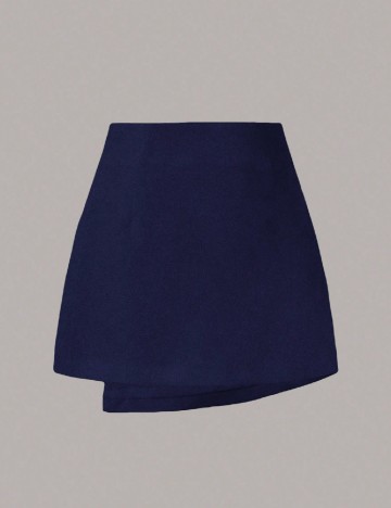 Fusta SHEIN CURVE, bleumarin