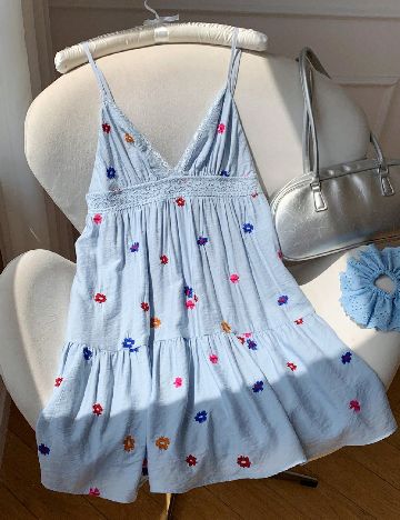 Rochie scurta SHEIN, albastru