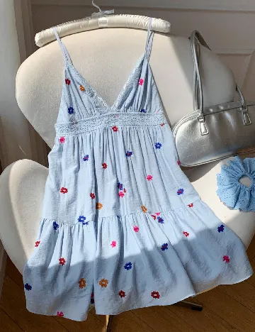 Rochie scurta SHEIN, albastru