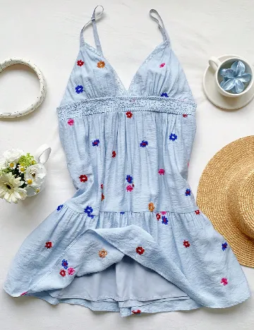 Rochie scurta SHEIN, albastru