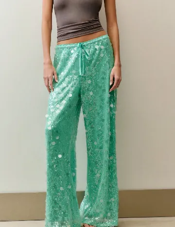 Pantaloni Noista, verde