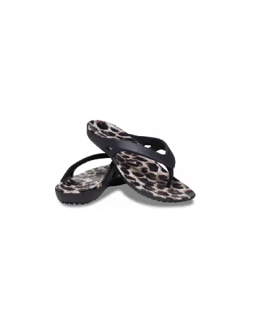 Slapi Crocs, animal print