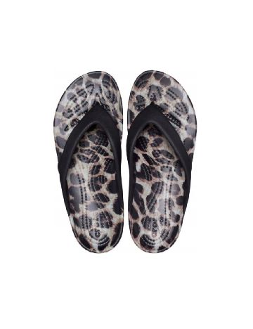 Slapi Crocs, animal print