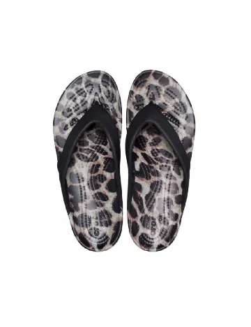 Slapi Crocs, animal print