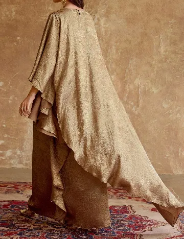 Rochie lunga Zeylah, auriu