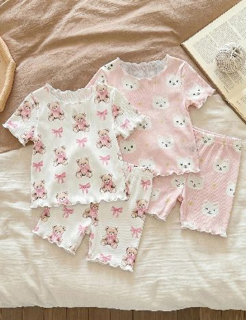 Set compleuri 2 bucati Shein Kids, mix culori