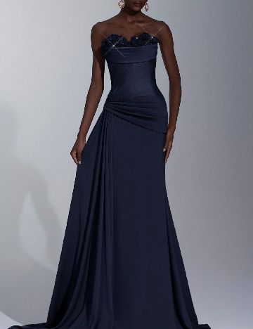 Rochie lunga SHEIN, bleumarin inchis