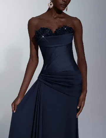 Rochie lunga SHEIN, bleumarin inchis