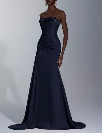 Rochie lunga SHEIN, bleumarin inchis