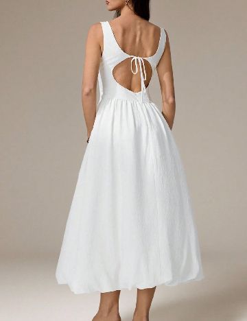 Rochie medie SHEIN, alb