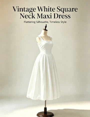 Rochie medie SHEIN, alb