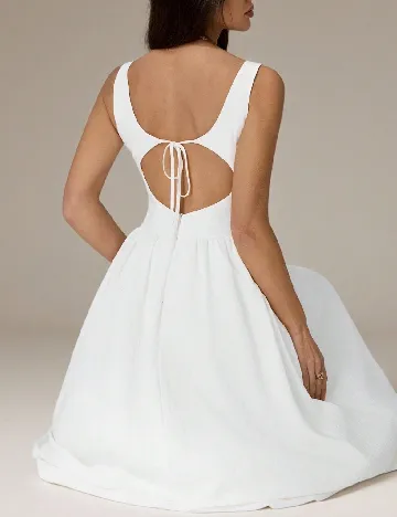 Rochie medie SHEIN, alb