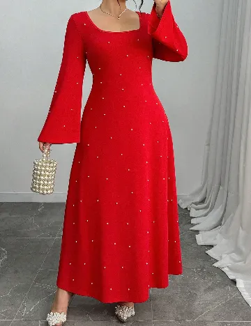 Rochie lunga SHEIN CURVE, rosu