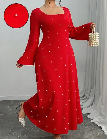Rochie lunga SHEIN CURVE, rosu