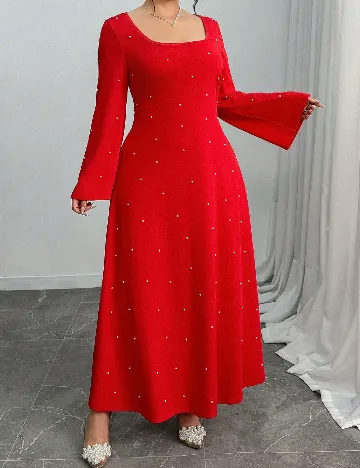 Rochie lunga SHEIN CURVE, rosu