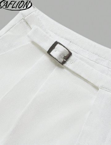 Pantaloni SHEIN, alb