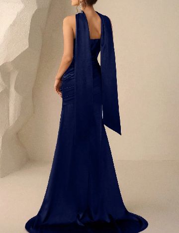 Rochie lunga SHEIN, bleumarin inchis
