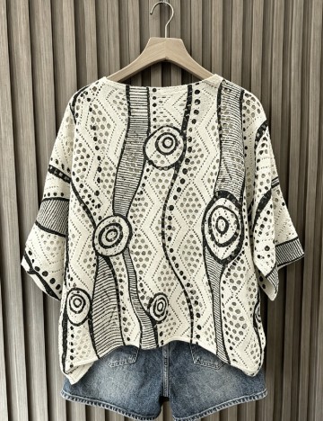 Bluza SHEIN CURVE, ecru