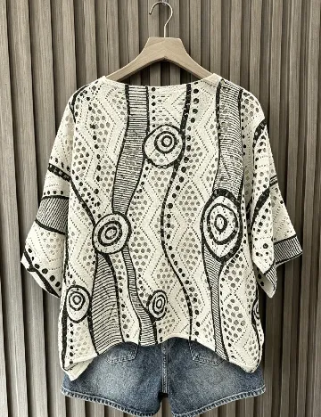 Bluza SHEIN CURVE, ecru