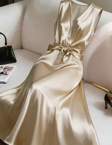 Rochie medie SHEIN, bej
