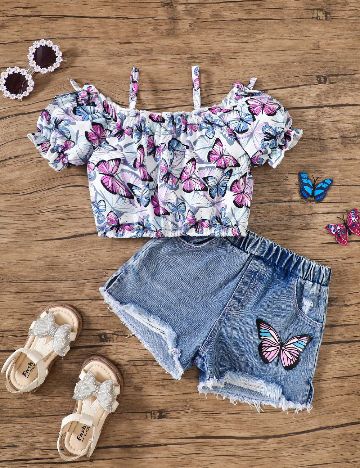 Compleu Shein Kids, mix culori