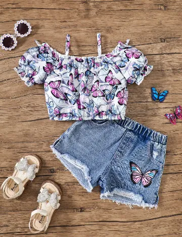 Compleu Shein Kids, mix culori