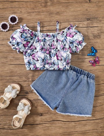 Compleu Shein Kids, mix culori