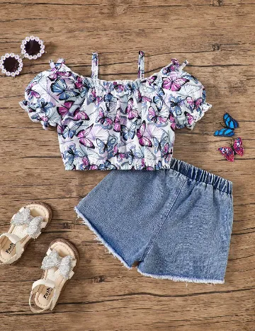 Compleu Shein Kids, mix culori