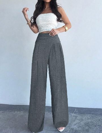 Pantaloni SHEIN, gri