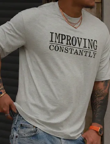 Tricou Dazy, gri
