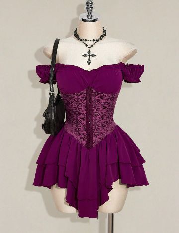 Rochie scurta SHEIN, mov