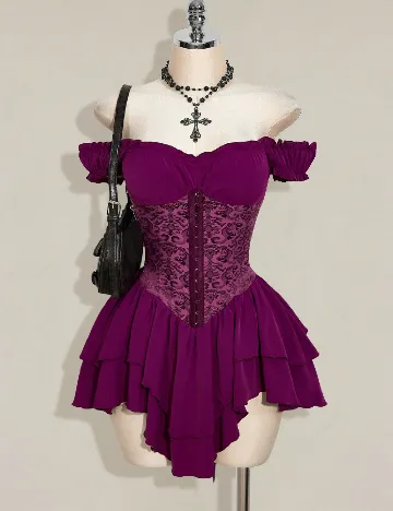 Rochie scurta SHEIN, mov