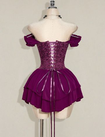 Rochie scurta SHEIN, mov