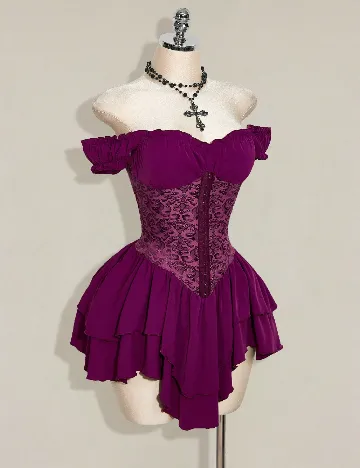 Rochie scurta SHEIN, mov