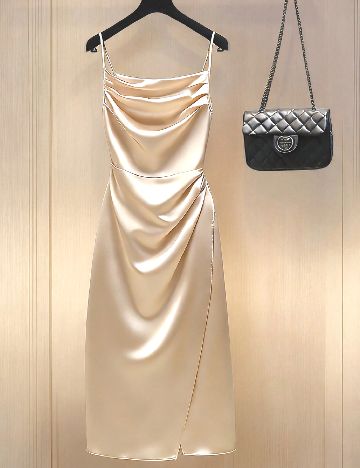 Rochie medie SHEIN, crem