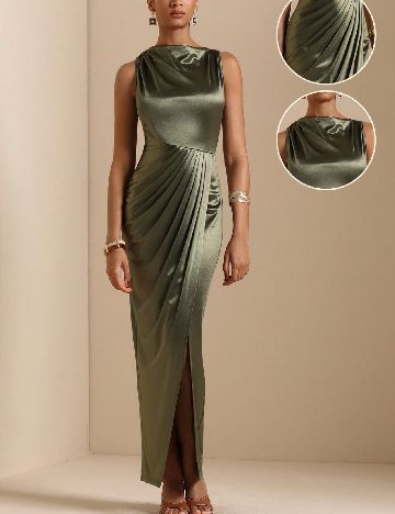 Rochie medie SHEIN, verde