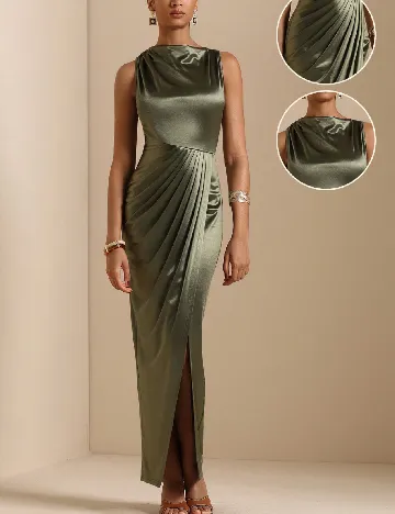 Rochie medie SHEIN, verde