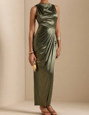 Rochie medie SHEIN, verde