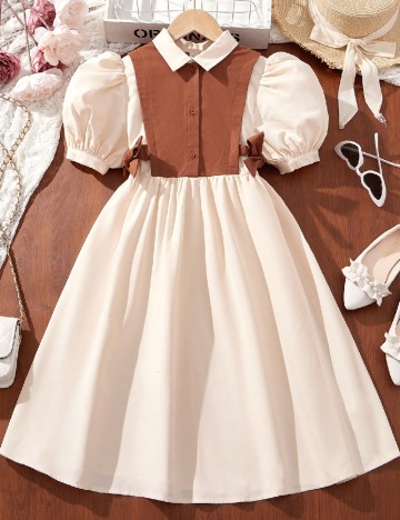 Rochie Shein Kids, crem