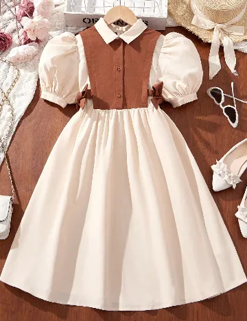 Rochie Shein Kids, crem