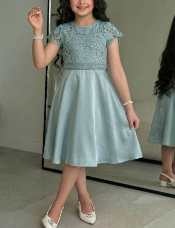 Rochie Shein Kids, verde