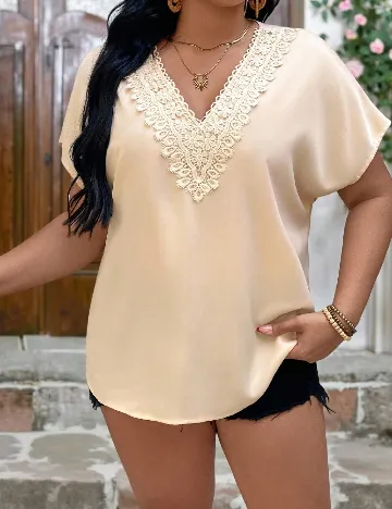 Bluza SHEIN CURVE, crem