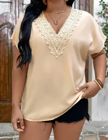 Bluza SHEIN CURVE, crem