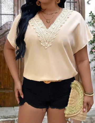 Bluza SHEIN CURVE, crem