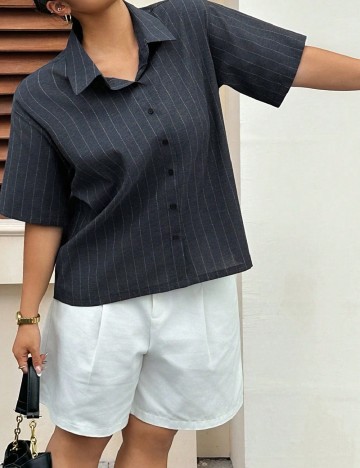Bluza Dazy Plus Size, bleumarin