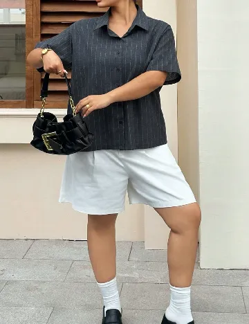 Bluza Dazy Plus Size, bleumarin