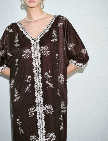 Rochie medie SHEIN, maro