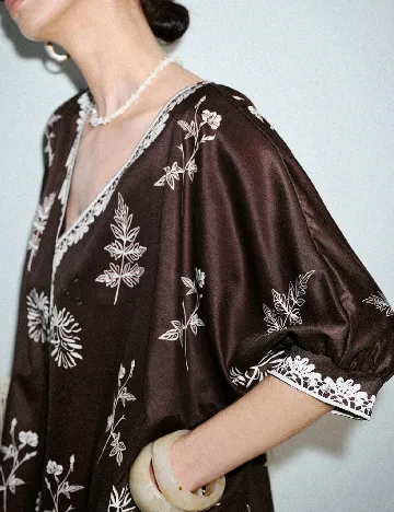 Rochie medie SHEIN, maro